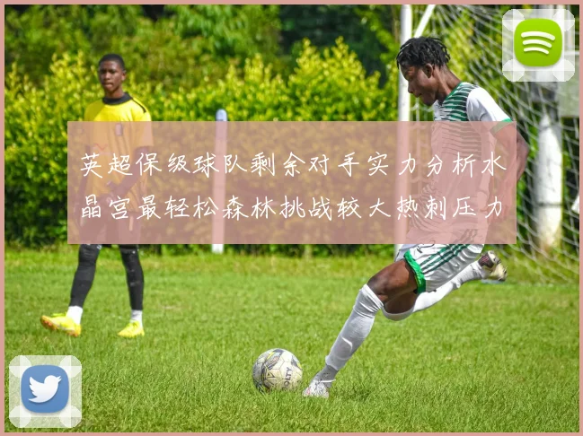 英超保级球队剩余对手实力分析水晶宫最轻松森林挑战较大热刺压力中等